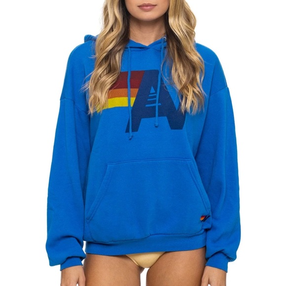 Aviator Nation Tops - Logo Pullover Relaxed Hoodie